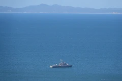 Tàu hải quân Hàn Quốc tại vùng biển giáp ranh với Triều Tiên (Ảnh: YONHAP) 