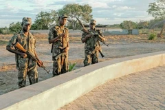 Lực lượng an ninh Mozambique. (Nguồn: plataformamedia) 