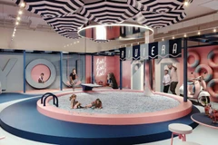 Bảo tàng Youseum trang trí những căn phòng màu sắc tươi sáng, làm phông nền phục vụ du khách chụp ảnh, quay phim hay sáng tạo nghệ thuật. (Nguồn: Youseum)