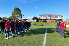 Chủ tịch VFF Trần Quốc Tuấn gặp gỡ, động viên Đội tuyển Nữ Việt Nam