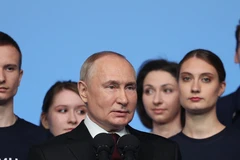 Tổng thống Nga cảm ơn người dân đã đi bỏ phiếu