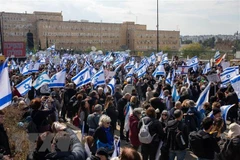 Israel: Hàng trăm người biểu tình phản đối dự luật của quốc hội