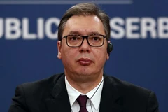 Tổng thống Serbia Aleksandar Vucic. (Nguồn: AP) 