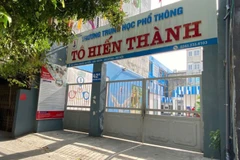 Trường THPT Tô Hiến Thành, quận Hà Đông, Hà Nội.( Ảnh: Vnexpress) 