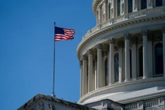Tòa nhà Quốc hội Mỹ ở Washington DC. (Ảnh: THX/TTXVN)
