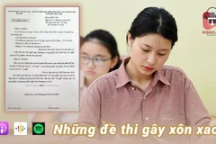 [Video] Những đề thi "khác thường" gây xôn xao dư luận