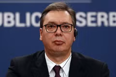 Tổng thống Serbia Aleksandar Vucic. (Nguồn: AP) 