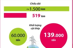 Dự án đường dây 500kV mạch 3 Quảng Trạch- Phố Nối về đích với tiến độ thần tốc 
