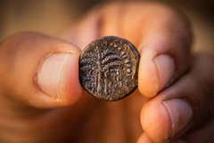 Đồng tiền cổ có niên đại 1.900 năm(Nguồn: City of David Archive)