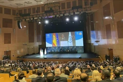 Quang cảnh phiên khai mạc Đại hội đồng Liên minh Nghị viện thế giới lần thứ 143 tại Madrid (Tây Ban Nha). (Ảnh: TTXVN)