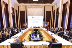 Quang cảnh Hội nghị Bộ trưởng Ngoại giao ASEAN lần thứ 57 (AMM 57). (Ảnh: Xuân Tú/TTXVN)