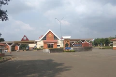 Cửa khẩu Xa Mát - Tây Ninh.(Nguồn: BĐT)