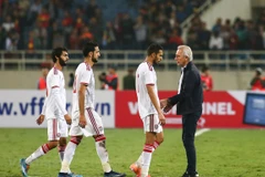 HLV của đội tuyển UAE Bert van Marwijk.(Ảnh:TTXVN)