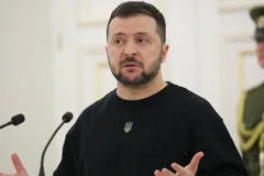Tổng thống Ukraine Volodymyr Zelensky. (Ảnh: AFP)