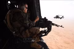 Binh sĩ Pháp tham gia chiến dịch chống khủng bố Barkhane tuần tra tại Sahel, Mali. (Ảnh tư liệu: AFP/TTXVN)