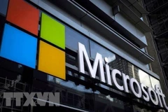 Logo của Microsoft. (Ảnh: REUTERS/TTXVN)