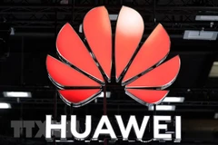 Biểu tượng của tập đoàn viễn thông Trung Quốc Huawei. (Ảnh: AFP/TTXVN) 