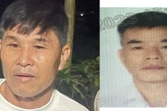 Đối tượng Trần Văn Điệp (trái) và đối tượng Đặng Văn Ngọc. (Ảnh: CACC)