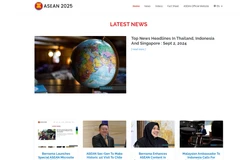 Website “asean.bernama.com”. (Ảnh chụp màn hình)