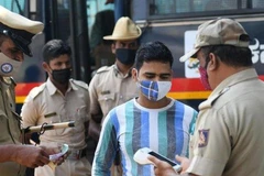 Cảnh sát Ấn Độ. (Nguồn: AFP)