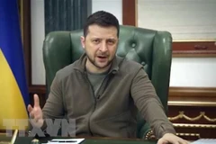Tổng thống Ukraine Volodymyr Zelensky. (Ảnh: AFP/ TTXVN) 