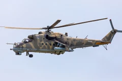 Trực thăng Mi-24P của không quân Nga (Ảnh: Russian Planes)