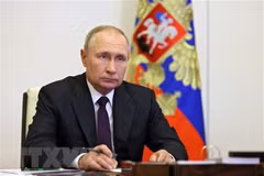 Tổng thống Nga Vladimir Putin. (Ảnh: AFP/TTXVN)