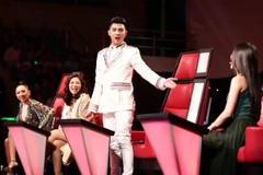 Noo ngạc nhiên trước sự lột xác của 'trò cũ' sau khi về đội Đông Nhi. (Ảnh: CTS) 