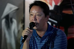 Nhạc trưởng Lê Phi Phi. (Ảnh: Lê Anh Dũng) 