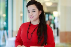 Nghệ sỹ ưu tú Tố Nga trong buổi ra mắt sản phẩm 'Giếng quê' tại Hà Nội. (Ảnh: Ái Vân) 
