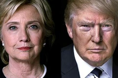Ứng cử viên Hillary Clinton của đảng Dân chủ và Donald Trump của phe Cộng hòa. (Nguồn: CNN)