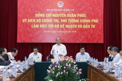 Quang cảnh buổi làm việc. (Ảnh: Thống Nhất/TTXVN)