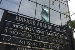 Tòa nhà trụ sở của Công ty luật "thiên đường trốn thuế" Mossack Fonseca tại thành phố Panama City ngày 3/4. (Nguồn: AFP/TTXVN)