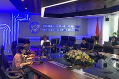 Trung tâm Giám sát an toàn không gian mạng Việt Nam. (Ảnh: Minh Sơn/Vietnam+)
