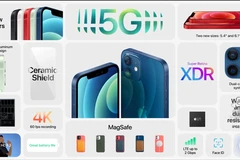iPhone 12 là mẫu iPhone đầu tiên được trang bị công nghệ 5G. (Ảnh chụp màn hình)