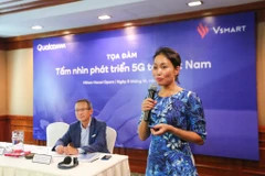 Bà Lê Thị Thu Thủy - Phó Chủ tịch Tập đoàn Vingroup. (Ảnh: Minh Sơn/Vietnam+)