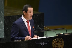 Đại sứ Triều Tiên tại LHQ Kim Song. (Ảnh: AFP/TTXVN)