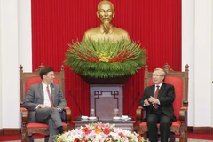Quang cảnh buổi tiếp. (Ảnh: Phương Hoa/TTXVN)
