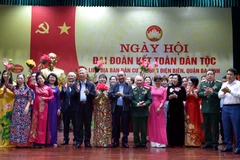 Thủ tướng Nguyễn Xuân Phúc và các đại biểu. (Ảnh: Thống Nhất/TTXVN)