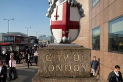 Phố tài chính tại London. (Nguồn: rte.ie)