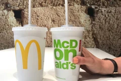 McDonald sẽ thay thế các ống hút nhựa bằng ống hút giấy. (Nguồn: PA)