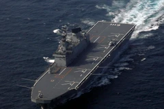 Tàu đổ bộ tấn công Dokdo của Hải quân Hàn Quốc trong một cuộc diễn tập. (Nguồn: AFP/TTXVN)