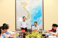 Buổi lễ công bố Quyết định số 274-QĐNS/TW của Bộ Chính trị, Ban Bí thư . (Ảnh: Anh Tuấn/TTXVN)