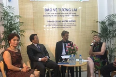 Buổi tọa đàm về dự án "Bảo vệ tương lai". (Ảnh: PV/Vietnam+)