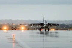 Các máy bay cường kích Su-25 của Nga. (Nguồn: Lenta)