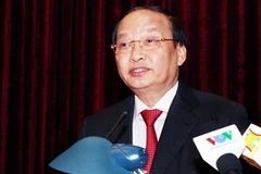 Ông Tô Huy Rứa, Ủy viên Bộ Chính trị, Bí thư Trung ương Đảng, Trưởng Ban Tổ chức Trung ương. (Ảnh: Nguyễn Dân/TTXVN) 