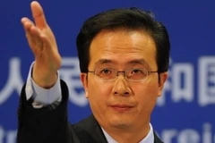 Người phát ngôn Bộ Ngoại giao Trung Quốc Hồng Lỗi. (Nguồn: AFP/TTXVN)