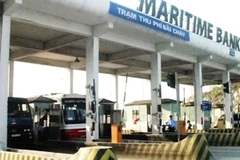 Trạm thu phí Bãi Cháy. (Ảnh: Việt Hùng/Vietnam+)