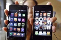 Apple tố cáo Samsung sao chép bản quyền thiết kế của iPhone. Ảnh minh hoạ (Nguồn: Internet)