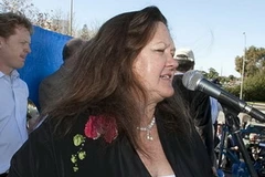 Nữ tỷ phú Gina Rinehart. (Nguồn: AFP)